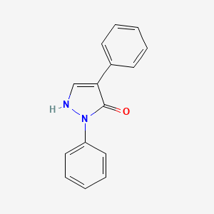 molecular formula C15H12N2O B3036697 2,4-diphenyl-1H-pyrazol-3-one CAS No. 400075-06-1