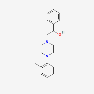 2-[4-(2,4-Dimethylphenyl)piperazino]-1-phenyl-1-ethanol