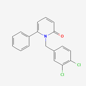 1-(3,4-dichlorobenzyl)-6-phenyl-2(1H)-pyridinone