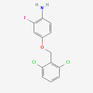 4-[(2,6-Dichlorobenzyl)oxy]-2-fluorophenylamine