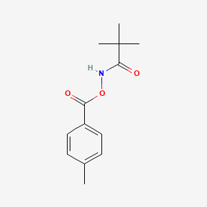 molecular formula C13H17NO3 B3036728 2,2-dimethyl-N-[(4-methylbenzoyl)oxy]propanamide CAS No. 400076-35-9