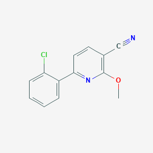 6-(2-Chlorophenyl)-2-methoxynicotinonitrile