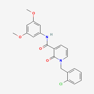 1-(2-chlorobenzyl)-N-(3,5-dimethoxyphenyl)-2-oxo-1,2-dihydro-3-pyridinecarboxamide