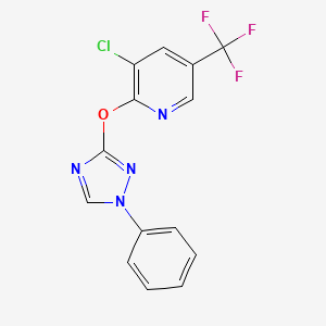 3-Chloro-2-(3-phenyl(2,3,5-triazolyloxy))-5-(trifluoromethyl)pyridine