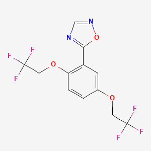 5-[2,5-Bis(2,2,2-trifluoroethoxy)phenyl]-1,2,4-oxadiazole