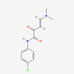 (E)-N-(4-chlorophenyl)-4-(dimethylamino)-2-oxobut-3-enamide