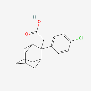 molecular formula C18H21ClO2 B3036833 2-[2-(4-chlorophenyl)-2-adamantyl]acetic Acid CAS No. 400081-88-1