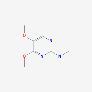 molecular formula C8H13N3O2 B3036844 4,5-dimethoxy-N,N-dimethylpyrimidin-2-amine CAS No. 400082-34-0