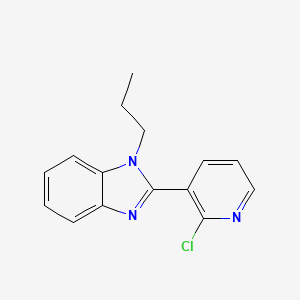 molecular formula C15H14ClN3 B3036846 2-(2-Chloropyridin-3-Yl)-1-Propyl-1H-1,3-Benzodiazole CAS No. 400082-37-3