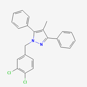 1-(3,4-dichlorobenzyl)-4-methyl-3,5-diphenyl-1H-pyrazole