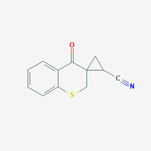 beta-(Spirocyanocyclopropyl)-thiochromanone