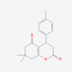 7,7-Dimethyl-4-(4-methylphenyl)-3,4,6,8-tetrahydrochromene-2,5-dione
