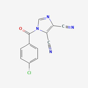 1-(4-chlorobenzoyl)-1H-imidazole-4,5-dicarbonitrile