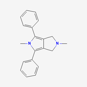 molecular formula C20H20N2 B3036908 2,5-Dimethyl-4,6-diphenyl-1,2,3,5-tetrahydropyrrolo[3,4-c]pyrrole CAS No. 400085-71-4