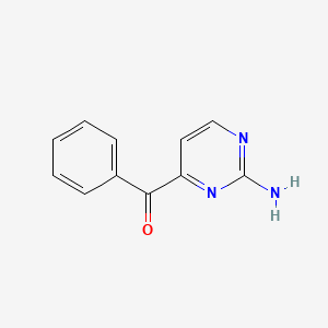 molecular formula C11H9N3O B3036916 (2-Amino-4-pyrimidinyl)(phenyl)methanone CAS No. 400085-91-8