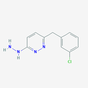 3-(3-Chlorobenzyl)-6-hydrazinopyridazine