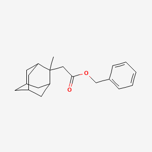 molecular formula C20H26O2 B3036924 Benzyl 2-(2-methyl-2-adamantyl)acetate CAS No. 400086-32-0