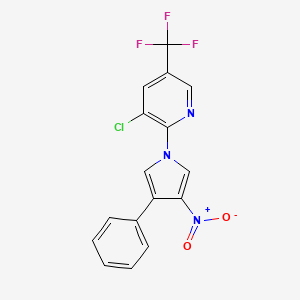 3-chloro-2-(3-nitro-4-phenyl-1H-pyrrol-1-yl)-5-(trifluoromethyl)pyridine
