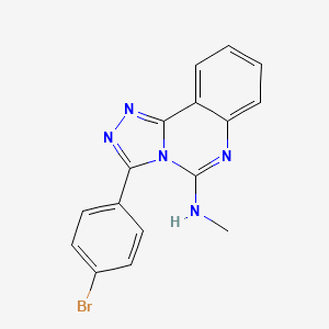 3-(4-bromophenyl)-N-methyl[1,2,4]triazolo[4,3-c]quinazolin-5-amine