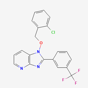 1-[(2-chlorobenzyl)oxy]-2-[3-(trifluoromethyl)phenyl]-1H-imidazo[4,5-b]pyridine
