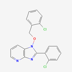 1-[(2-chlorobenzyl)oxy]-2-(2-chlorophenyl)-1H-imidazo[4,5-b]pyridine