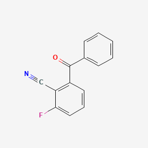 molecular formula C14H8FNO B3036962 2-Benzoyl-6-fluorobenzonitrile CAS No. 400087-71-0