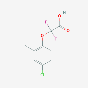molecular formula C9H7ClF2O3 B3036965 2-(4-Chloro-2-methylphenoxy)-2,2-difluoroacetic acid CAS No. 400087-82-3
