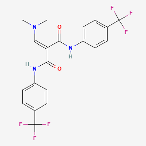 2-(dimethylaminomethylidene)-N,N'-bis[4-(trifluoromethyl)phenyl]propanediamide