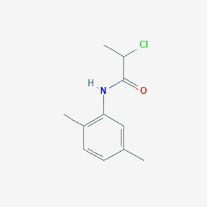 molecular formula C11H14ClNO B3037010 2-chloro-N-(2,5-dimethylphenyl)propanamide CAS No. 400755-56-8