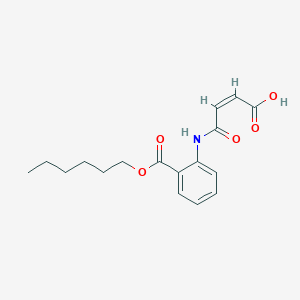 molecular formula C17H21NO5 B3037017 (2Z)-4-({2-[(hexyloxy)carbonyl]phenyl}amino)-4-oxobut-2-enoic acid CAS No. 401629-51-4