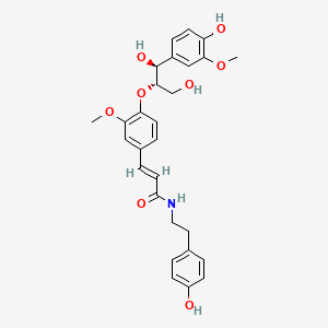 molecular formula C28H31NO8 B3037025 Erythro-canabisine H CAS No. 403647-08-5