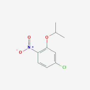 molecular formula C9H10ClNO3 B3037030 4-Chloro-1-nitro-2-(propan-2-yloxy)benzene CAS No. 40422-90-0