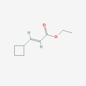 molecular formula C9H14O2 B3037040 (E)-乙基 3-环丁基丙烯酸酯 CAS No. 409082-86-6
