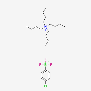 molecular formula C22H40BClF3N B3037044 (4-Chlorophenyl)trifluoroboranuide; tetrabutylazanium CAS No. 411206-79-6