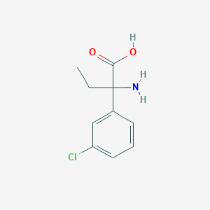 molecular formula C10H12ClNO2 B3037049 2-Amino-2-(3-chlorophenyl)butanoic acid CAS No. 412924-78-8