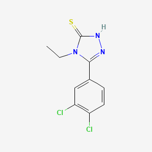 5-(3,4-dichlorophenyl)-4-ethyl-4H-1,2,4-triazole-3-thiol