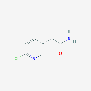 molecular formula C7H7ClN2O B3037075 2-(6-Chloropyridin-3-YL)acetamide CAS No. 433336-90-4