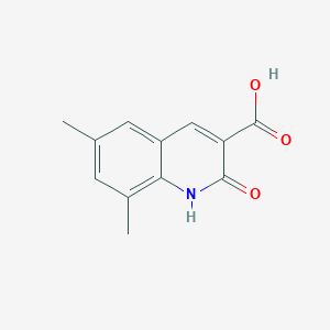 molecular formula C12H11NO3 B3037078 6,8-dimethyl-2-oxo-1H-quinoline-3-carboxylic Acid CAS No. 436087-33-1