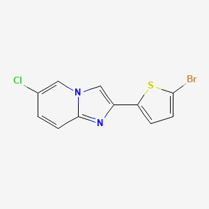 2-(5-Bromothiophen-2-yl)-6-chloroimidazo[1,2-a]pyridine