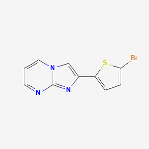 molecular formula C10H6BrN3S B3037107 2-(5-溴噻吩-2-基)咪唑并[1,2-a]嘧啶 CAS No. 439107-52-5