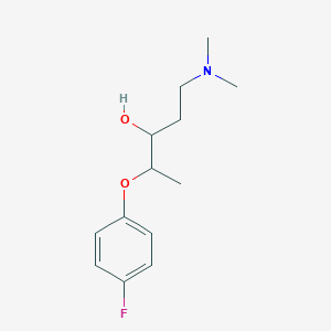 1-(Dimethylamino)-4-(4-fluorophenoxy)-3-pentanol