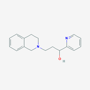 3-[3,4-dihydro-2(1H)-isoquinolinyl]-1-(2-pyridinyl)-1-propanol