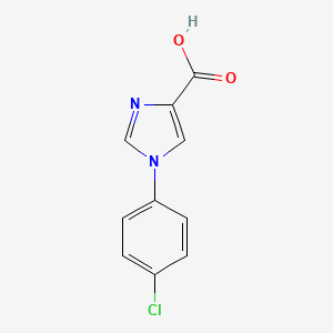 B3037153 1-(4-Chlorophenyl)-1H-imidazole-4-carboxylic acid CAS No. 445302-22-7