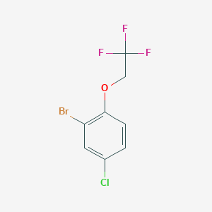 2-Bromo-4-chloro-1-(2,2,2-trifluoroethoxy)-benzene