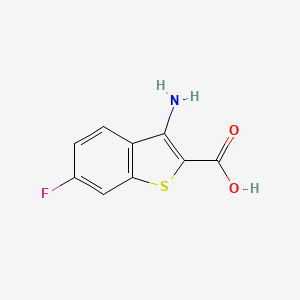 molecular formula C9H6FNO2S B3037167 3-Amino-6-fluoro-benzo[b]thiophene-2-carboxylic Acid CAS No. 452910-20-2
