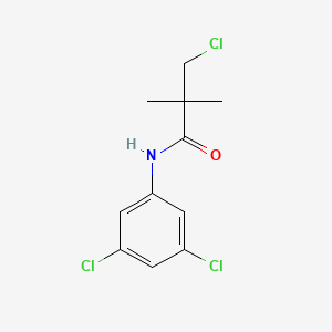 molecular formula C11H12Cl3NO B3037171 3-chloro-N-(3,5-dichlorophenyl)-2,2-dimethylpropanamide CAS No. 454473-73-5