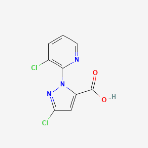 3-Chloro-1-(3-chloropyridin-2-YL)-1H-pyrazole-5-carboxylic acid