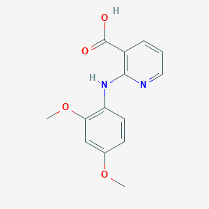 molecular formula C14H14N2O4 B3037175 2-[(2,4-Dimethoxyphenyl)amino]nicotinic acid CAS No. 460363-29-5
