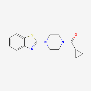 2-(4-cyclopropanecarbonylpiperazin-1-yl)-1,3-benzothiazole