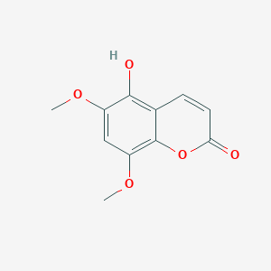 molecular formula C11H10O5 B3037182 青蒿素 CAS No. 466639-11-2